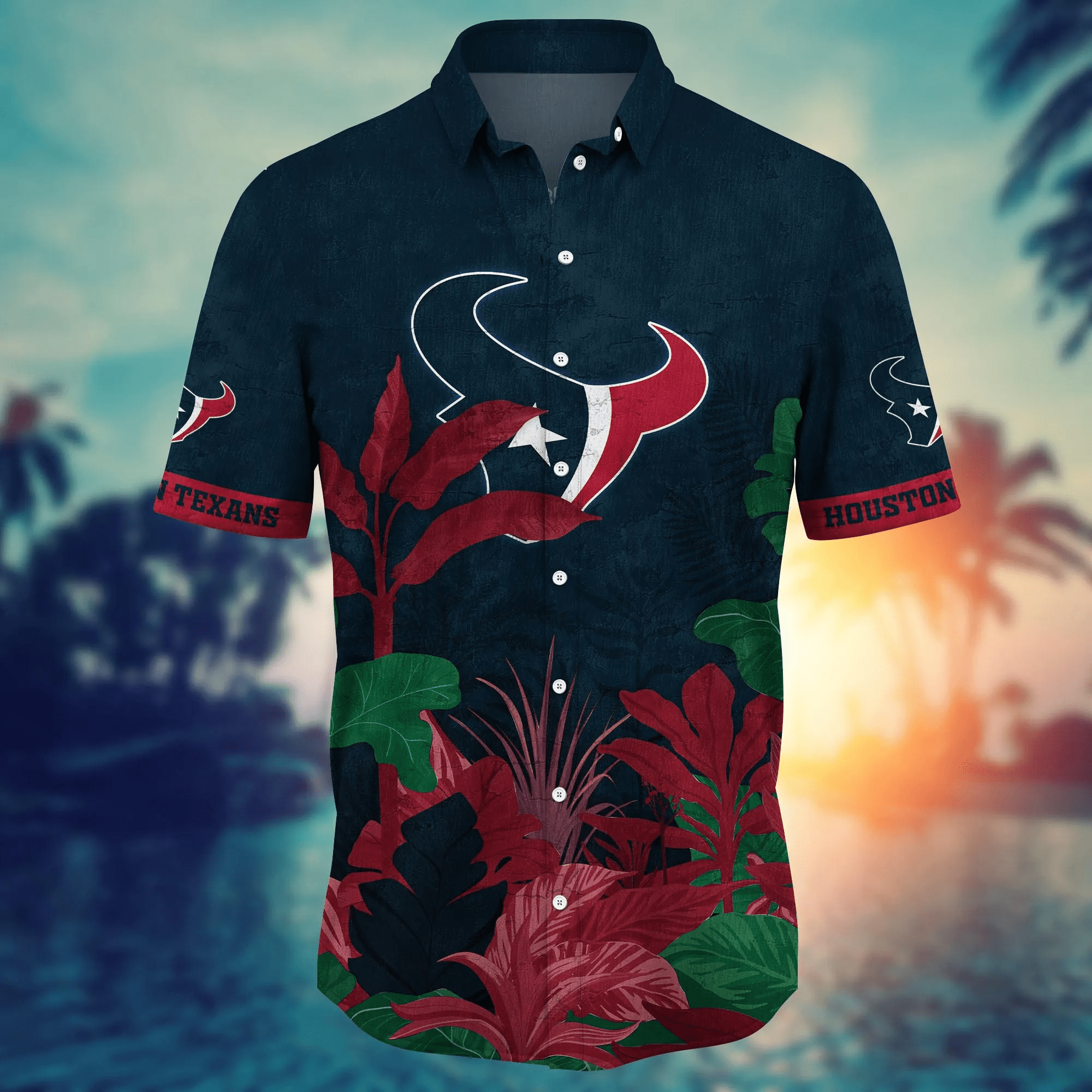 Houston Texans NFL Hawaiian Shirt Ice Cream Season Aloha Shirt