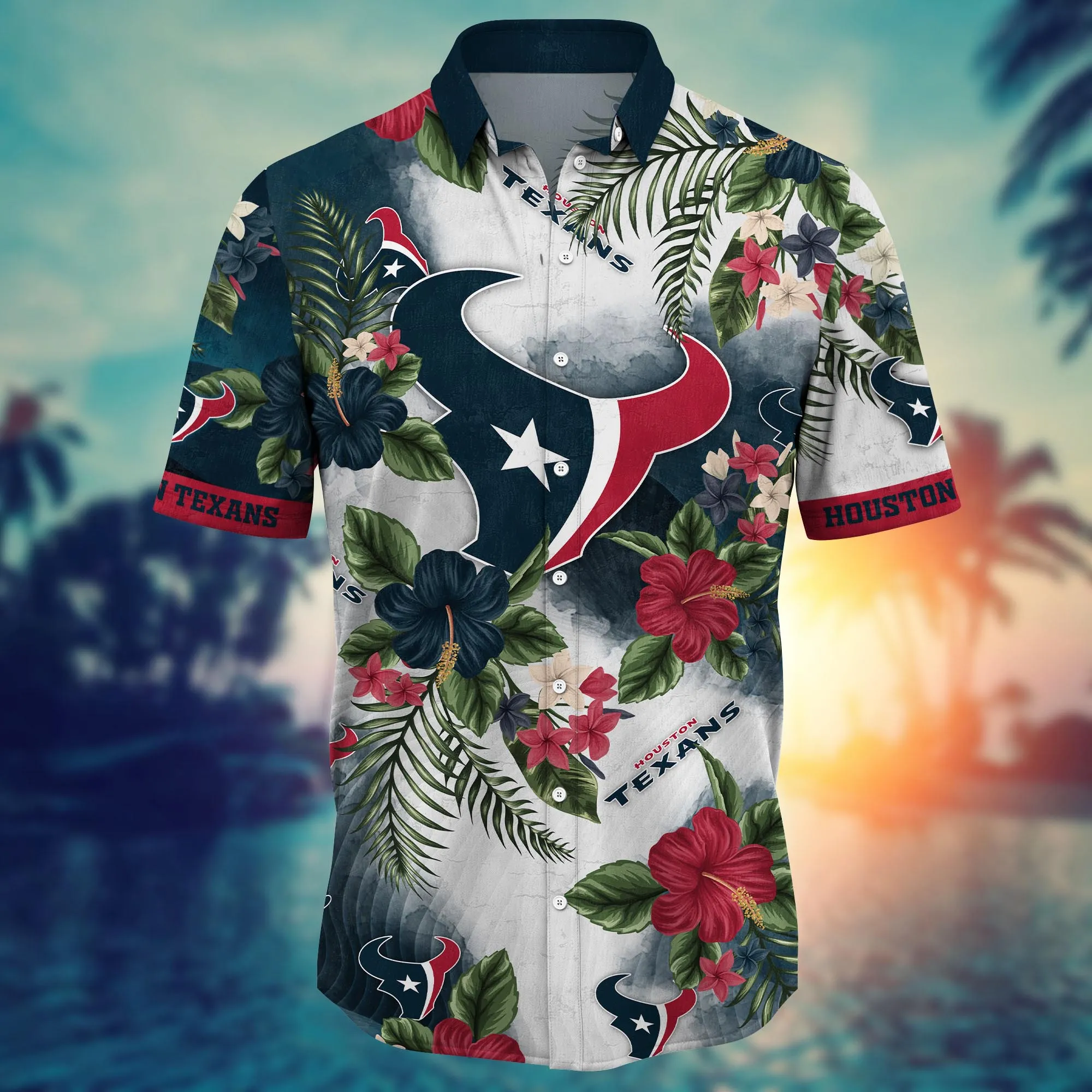 Houston Texans NFL Hawaiian Shirt Lemonade Standstime Aloha Shirt
