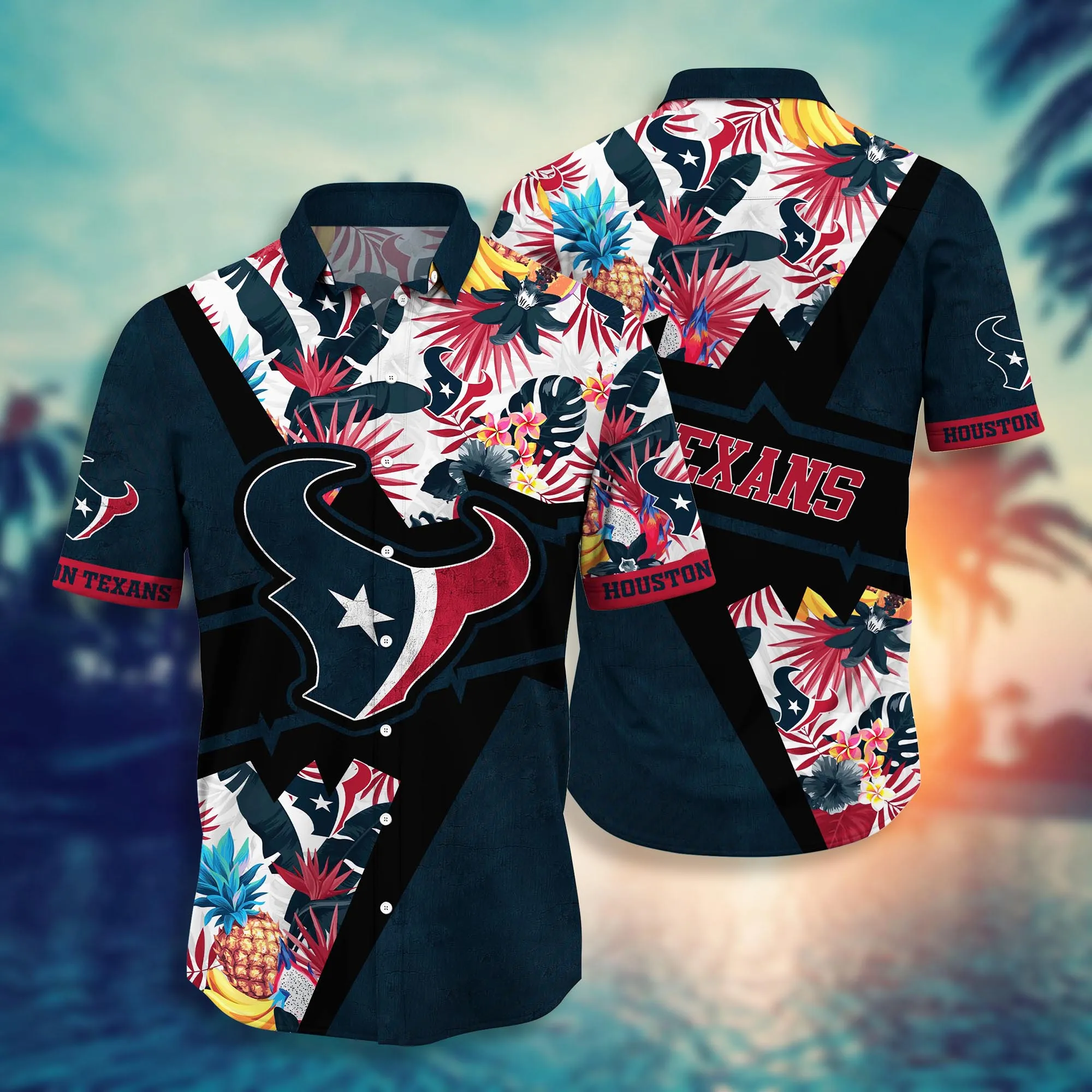Houston Texans NFL Hawaiian Shirt Pool Days Aloha Shirt