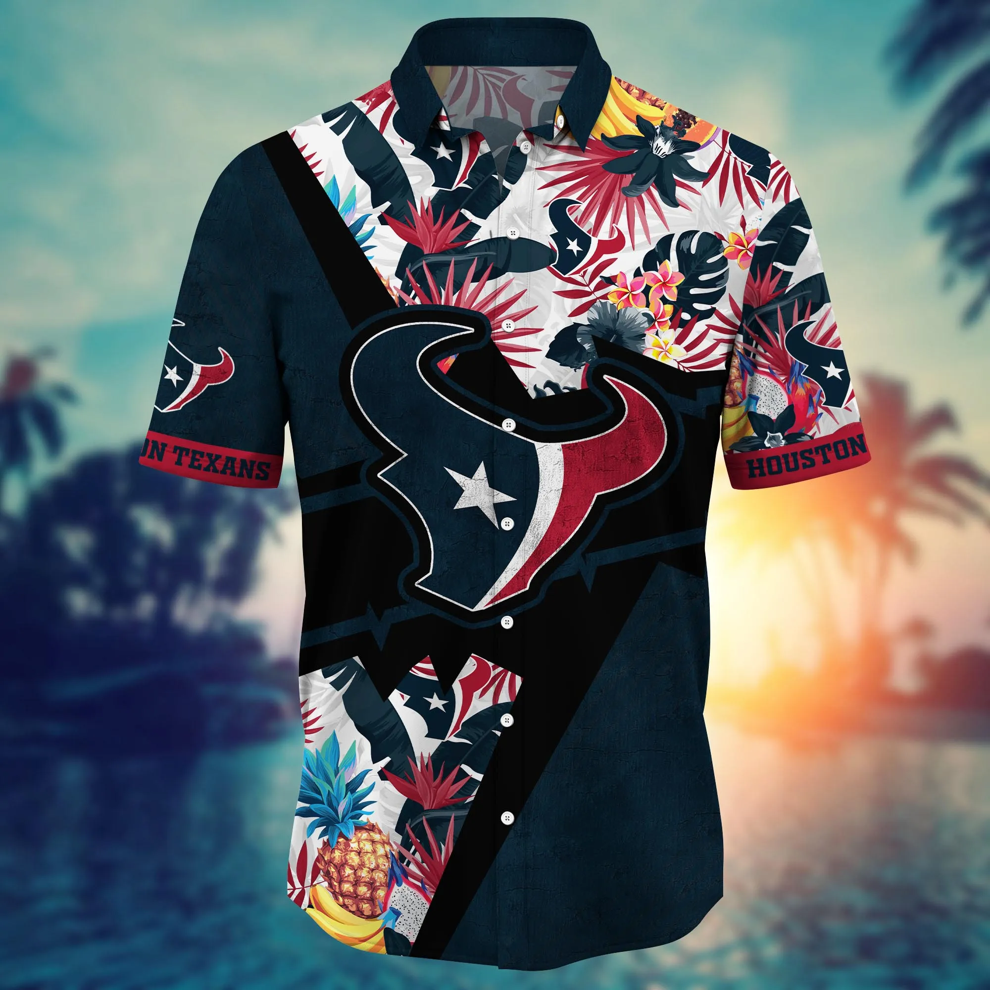 Houston Texans NFL Hawaiian Shirt Pool Days Aloha Shirt