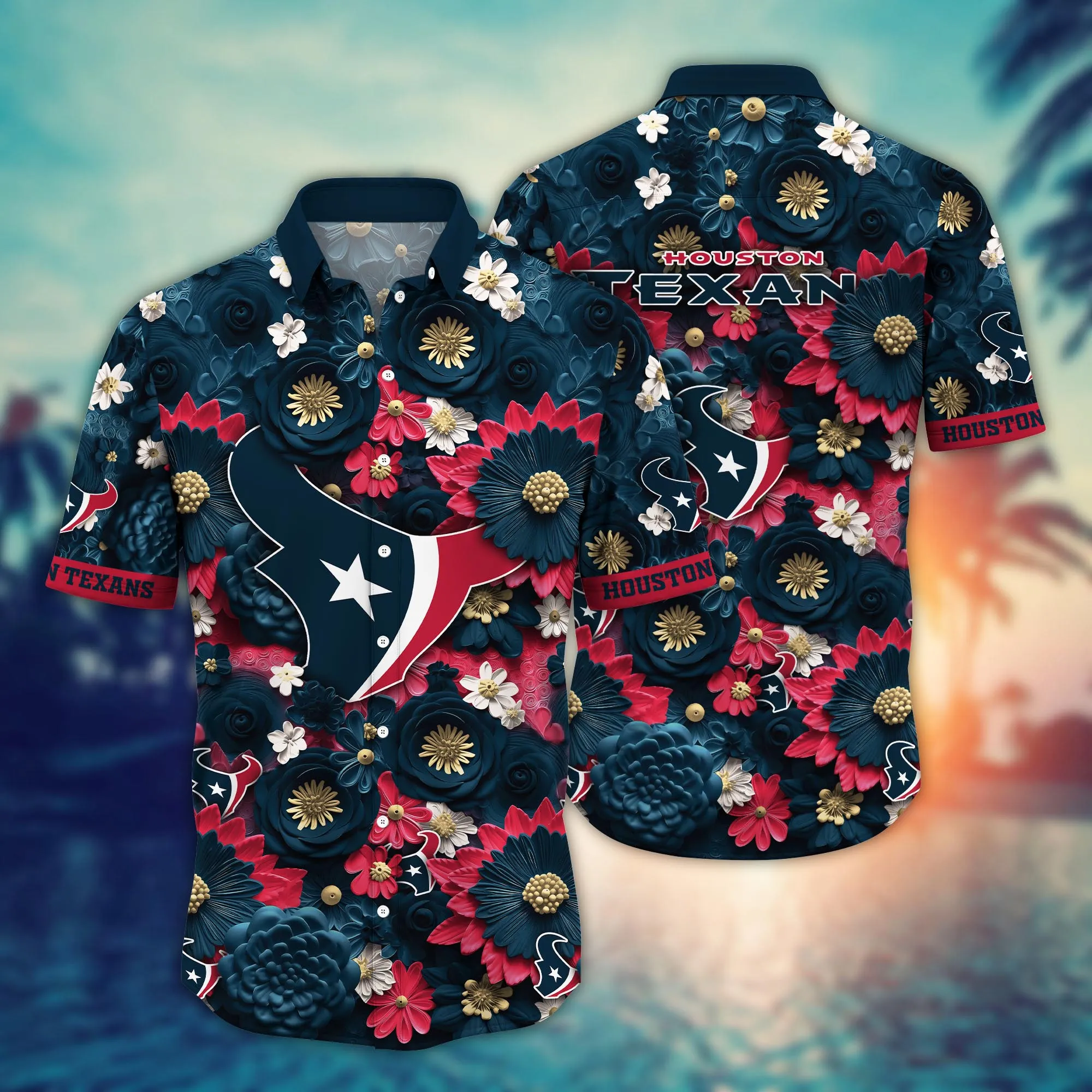 Houston Texans NFL Hawaiian Shirt Trending For This Summer Customize Shirt Any Team