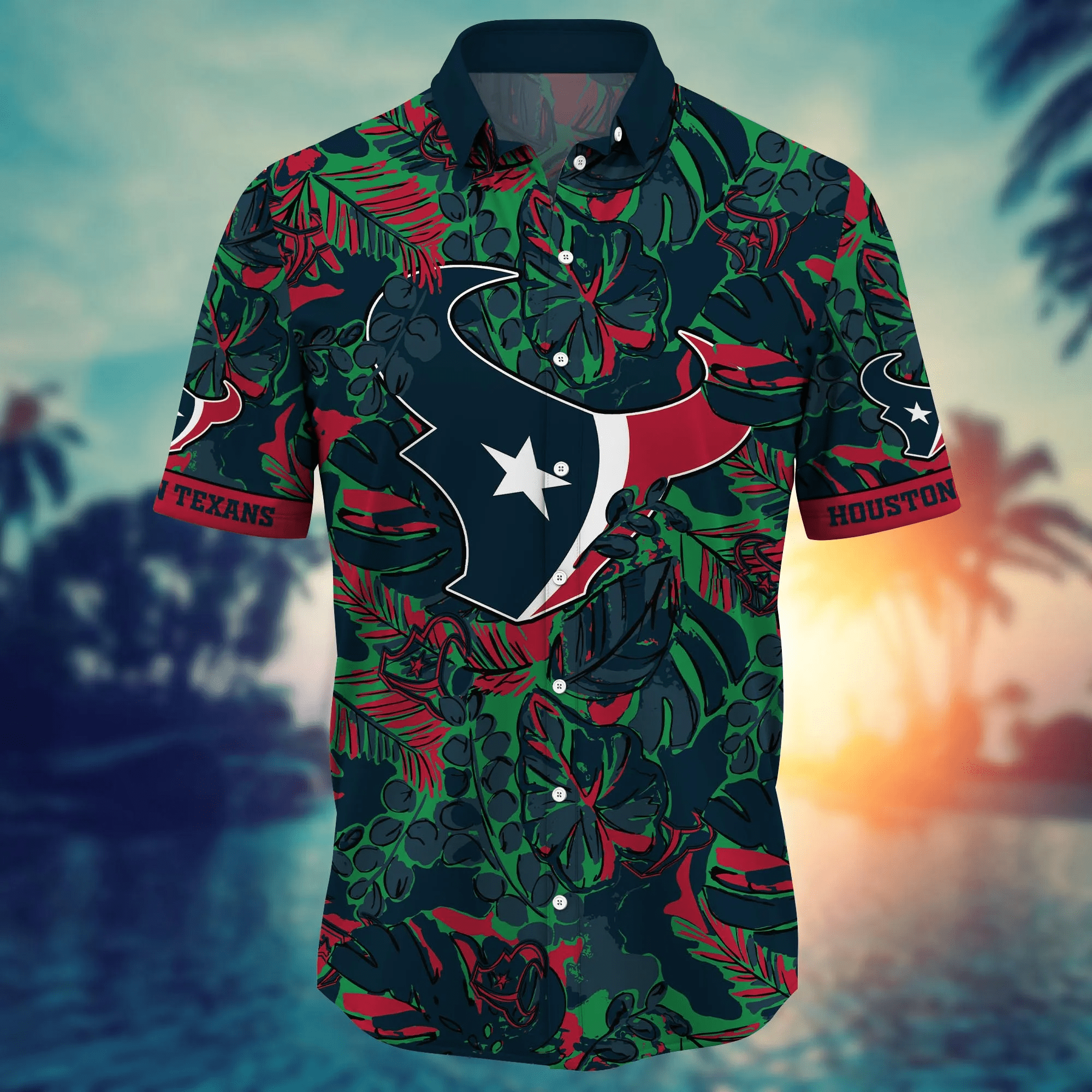 Houston Texans NFL Hawaiian Shirt Vacation Aloha Shirt