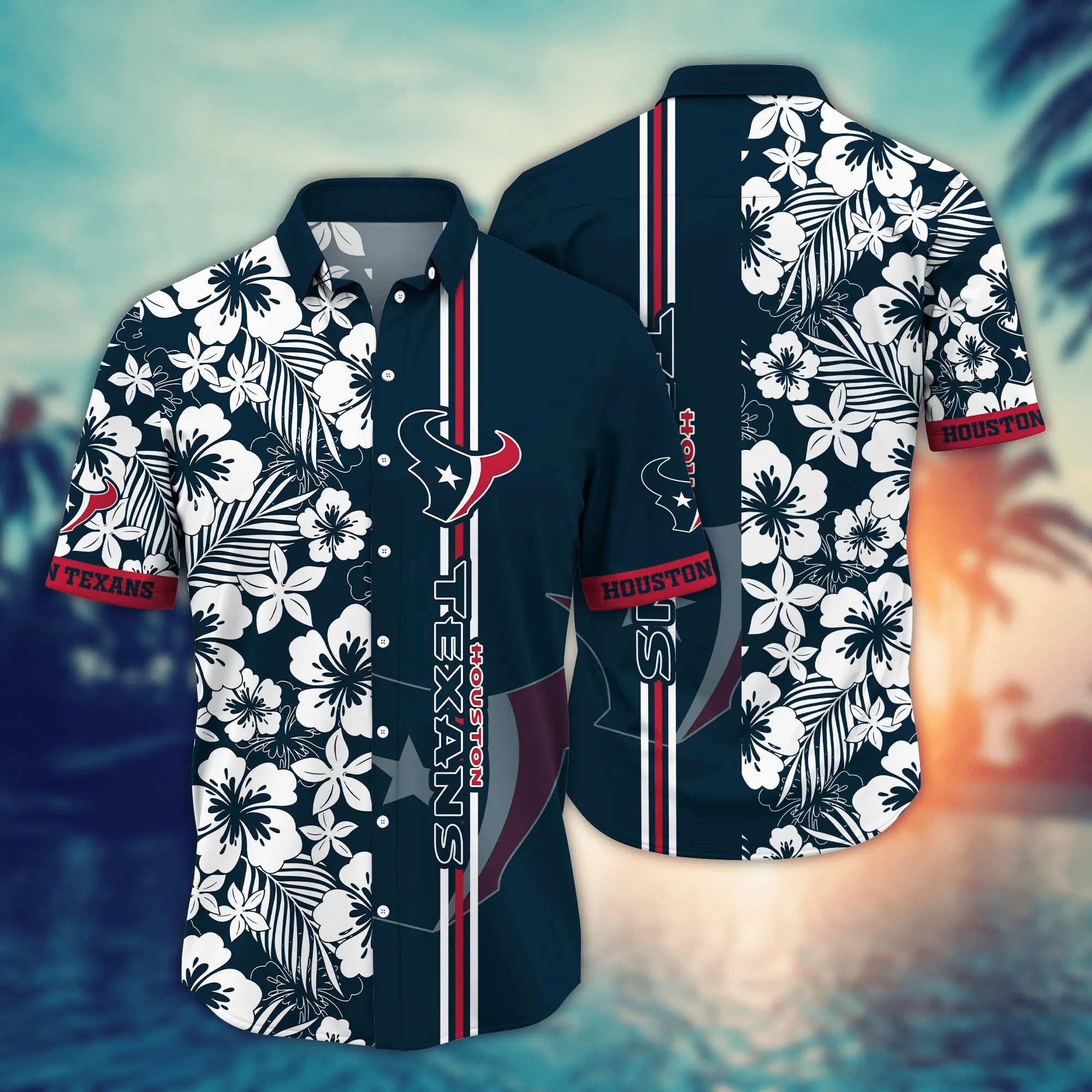 Houston Texans NFL Hawaiian Shirt Vacation Timetime Aloha Shirt