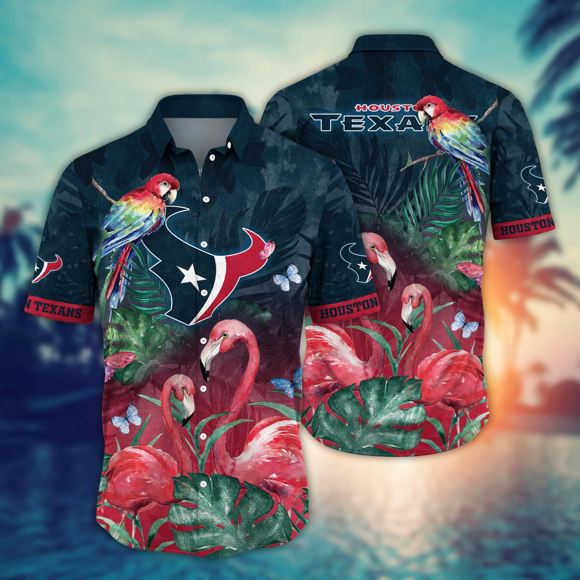 Houston Texans NFL Hawaiian Shirt Warm Season Aloha Shirt