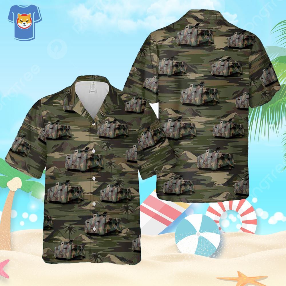 Huge German K-Car German Ww1 Tank Hawaiian Shirt For Men And Women