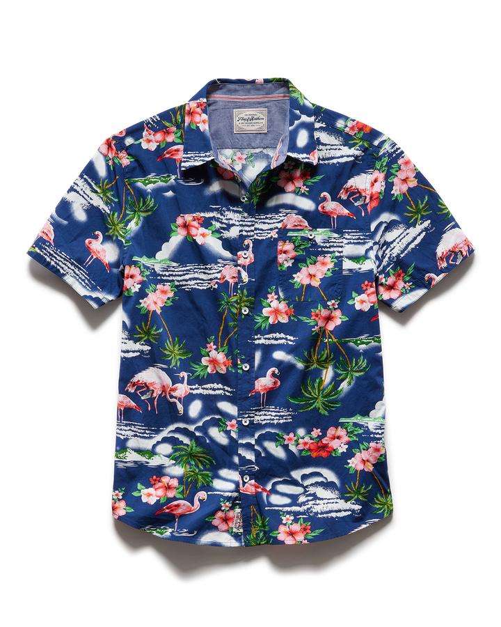 Hughson Flamingo Hawaiian Shirts Size XS to 8XL