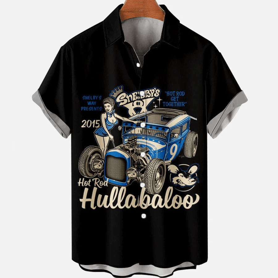 Hullaballo Car Men’s All Over Letter Poster Print Street, Trendy Hawaiian Shirt Vintage, Hawaii Shirts Mens Hullaballo Car Men’s All Over Letter Poster Print Street, Trendy Hawaiian Shirt Vintage, Hawaii Shirts Mens