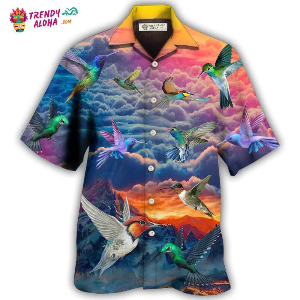 Hummingbird Amazing In The Dream Sky Hawaiian Shirt – Trendy Aloha