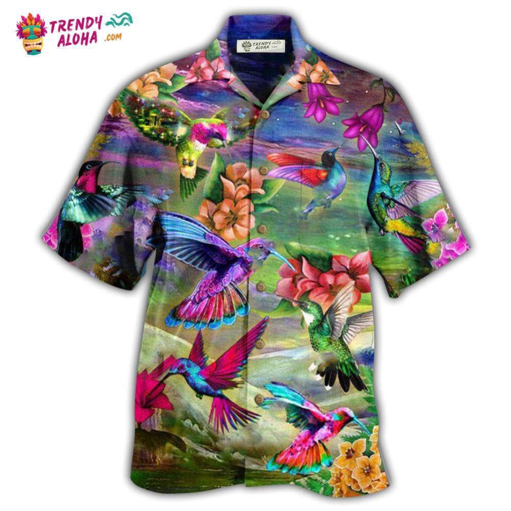 Hummingbird Life Is Better With A Hummingbird Hawaiian Shirt – Trendy Aloha