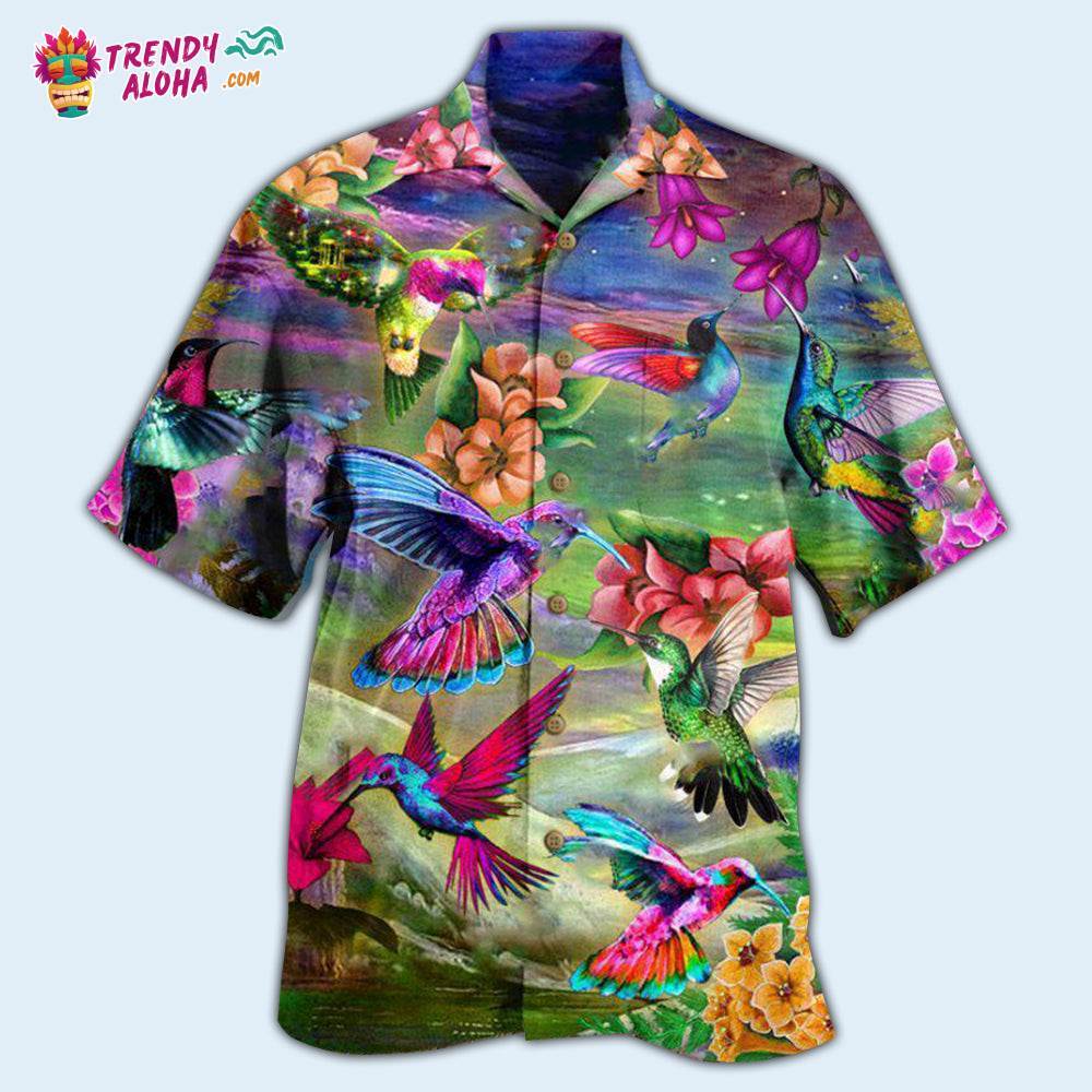 Hummingbird Life Is Better With A Hummingbird Hawaiian Shirt – Trendy Aloha