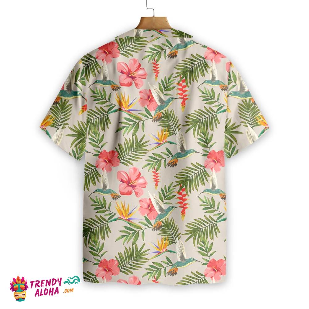 Hummingbird Print Hawaiian Shirt – A Colorful And Fun Addition To Your Summer Collection