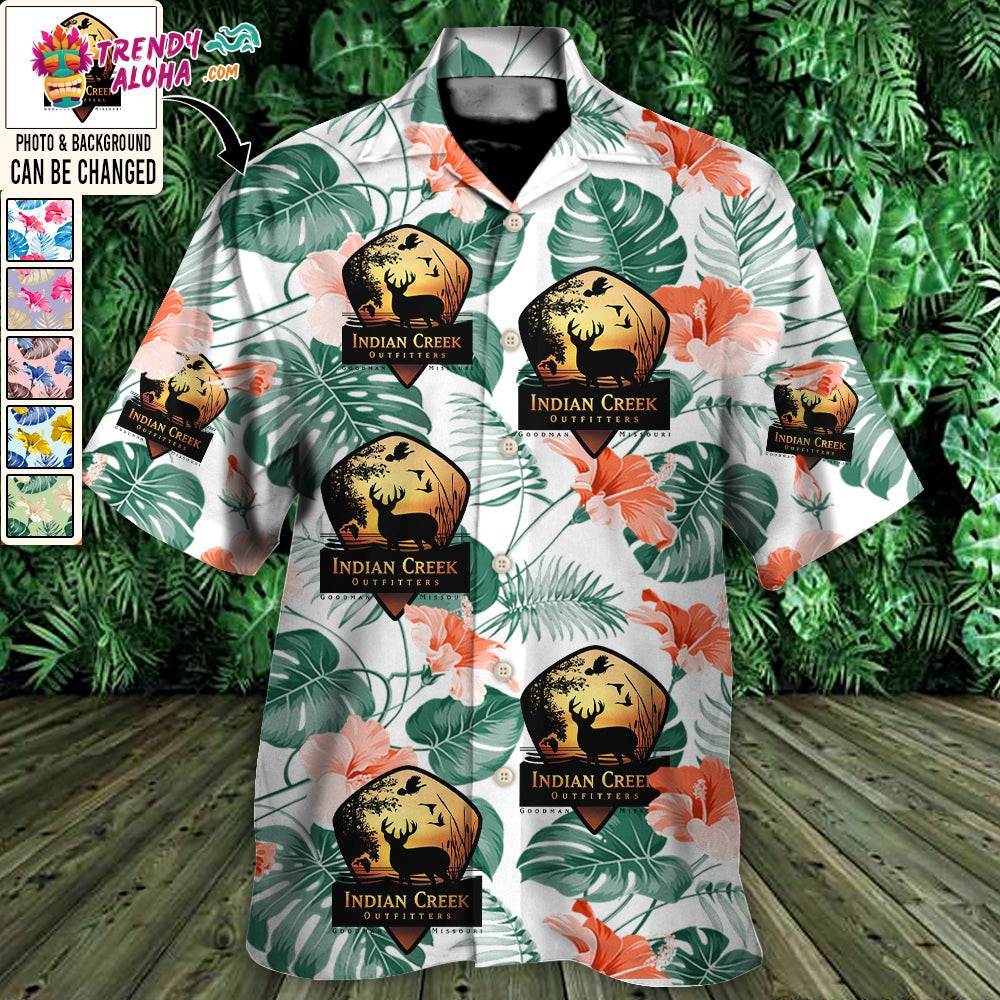 Hunting Club You Want Tropical Style Custom Photo – Hawaiian Shirt – Personalized Photo Gifts Hawaiian Shirt – Trendy Aloha