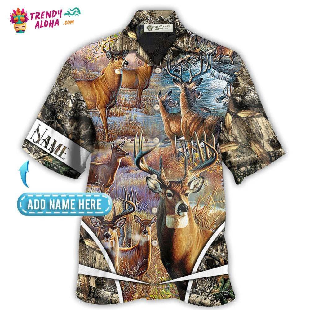 Hunting Deer Hunting Cool Forest Personalized Hawaiian Shirt – Trendy Aloha Hunting Deer Hunting Cool Forest Personalized Hawaiian Shirt – Trendy Aloha
