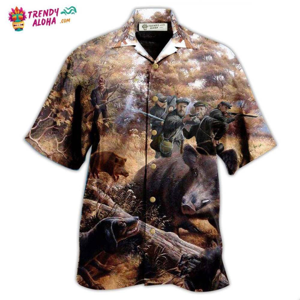 Hunting Fantasy Boar Vintage Hawaiian Shirt – Trendy Aloha