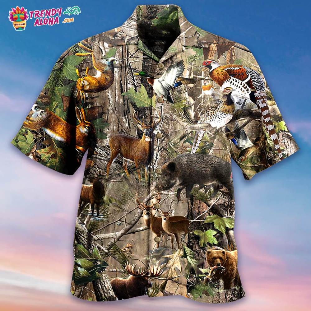 Hunting Lover Animals Cool Hawaiian Shirt – Trendy Aloha