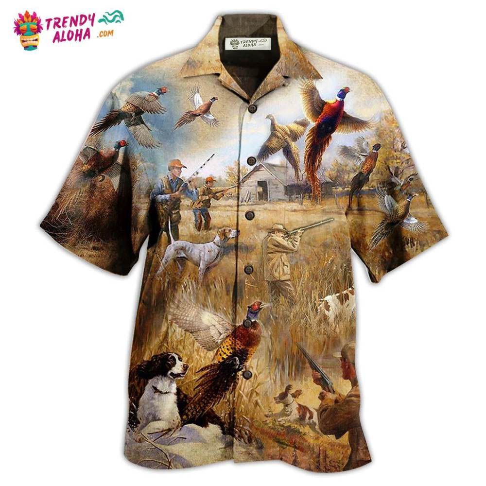 Hunting Pheasant Hunting I’m So Excited Hawaiian Shirt – Trendy Aloha