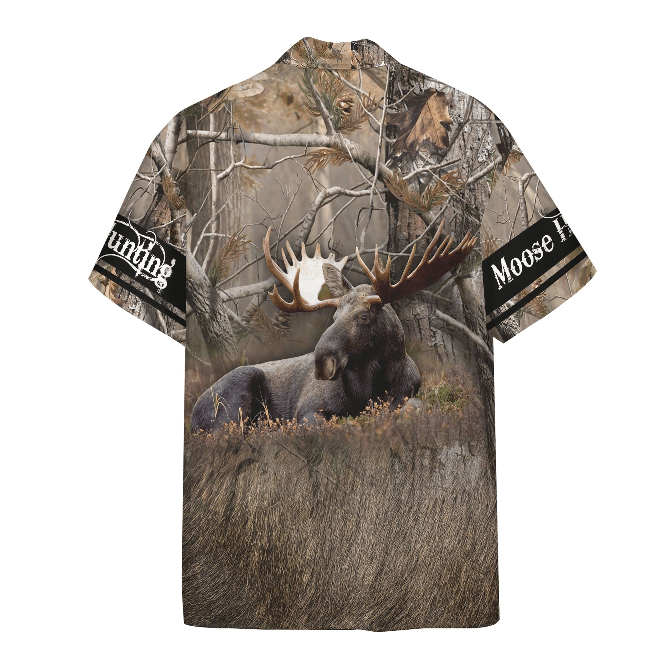 Hunting Shirt Hunting Aloha Shirt Moose Hunting Trendy Hawaiian Shirt