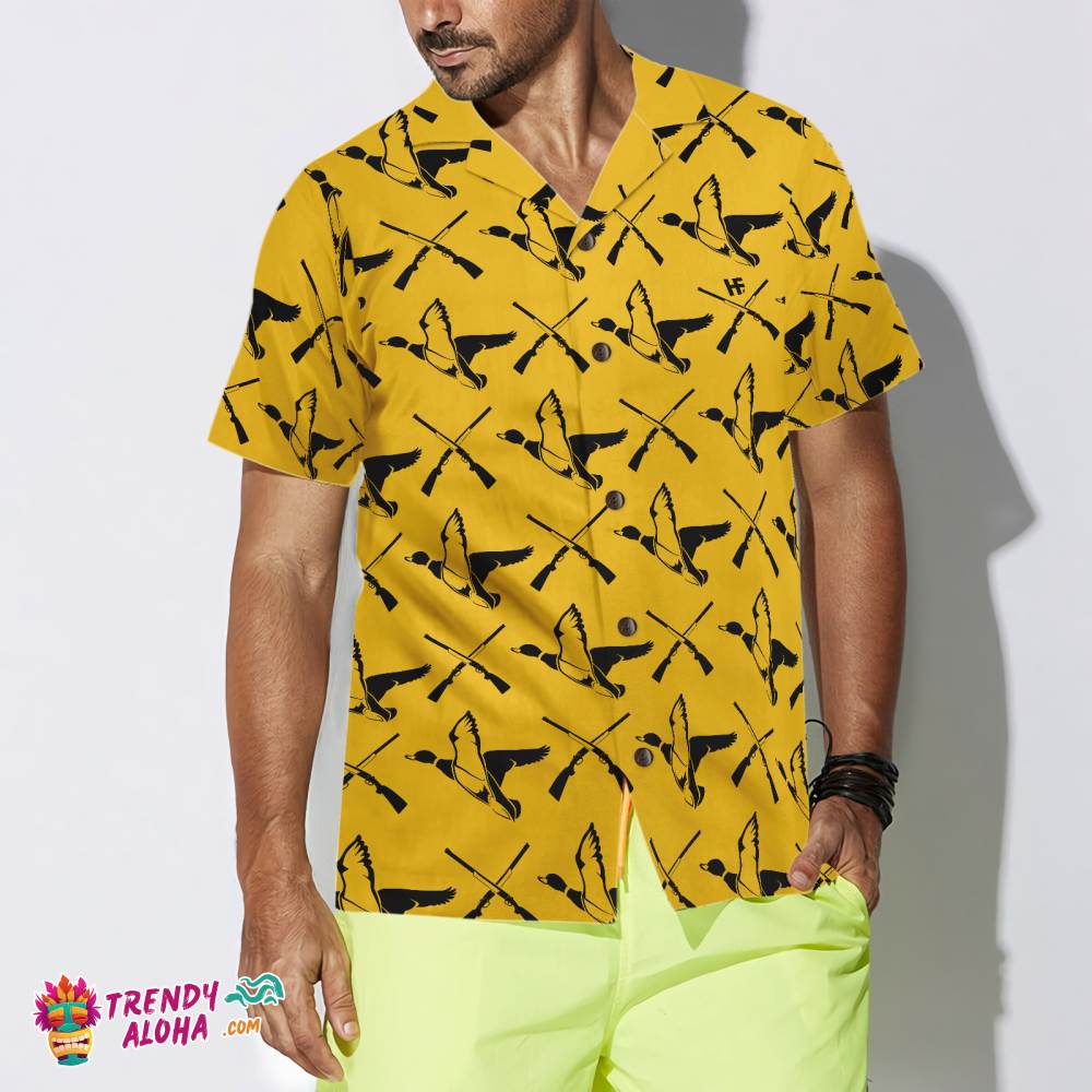 Hunting With Guns & Ducks Hawaiian Shirt