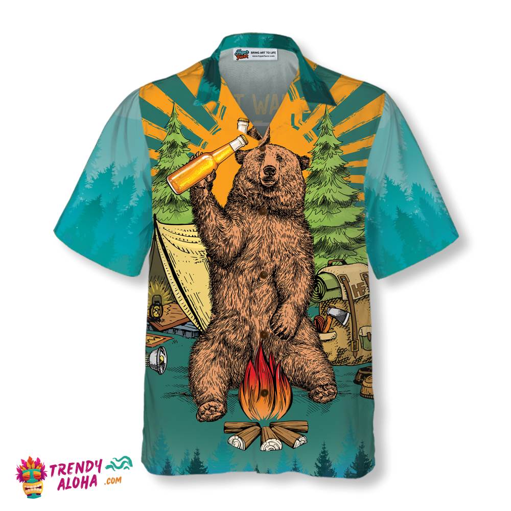 I Just Want To Drink Beer Go Camping And Take Naps V2 Hawaiian Shirt