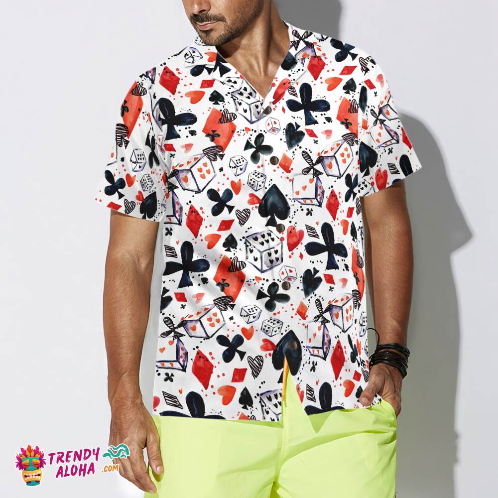 I Love Poker Shirt For Men Hawaiian Shirt I Love Poker Shirt For Men Hawaiian Shirt