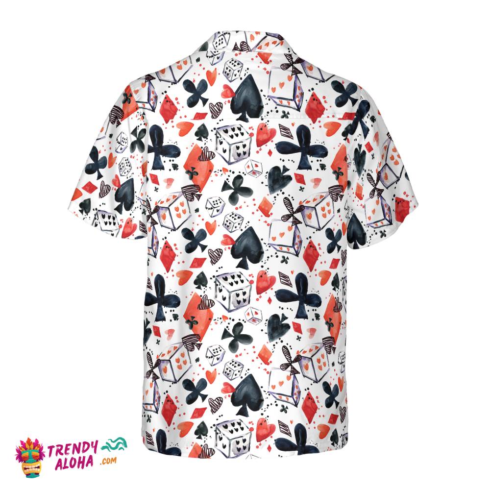 I Love Poker Shirt For Men Hawaiian Shirt