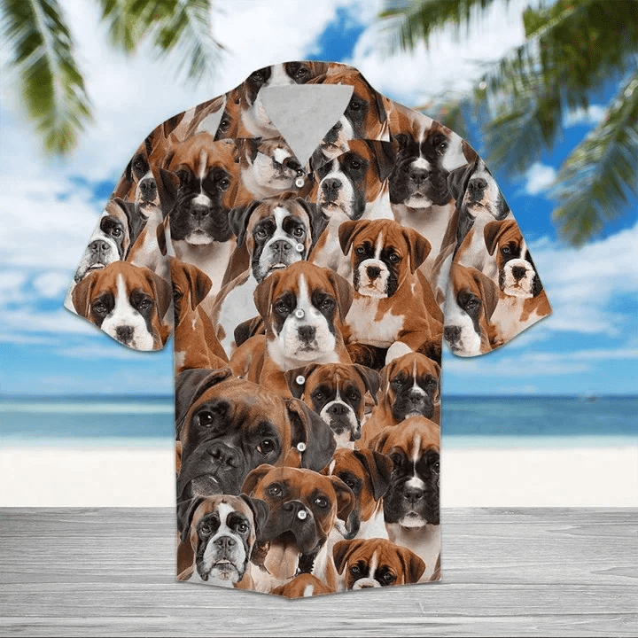 I Really Love Boxer Love Dog Breed Trendy Hawaiian Shirt
