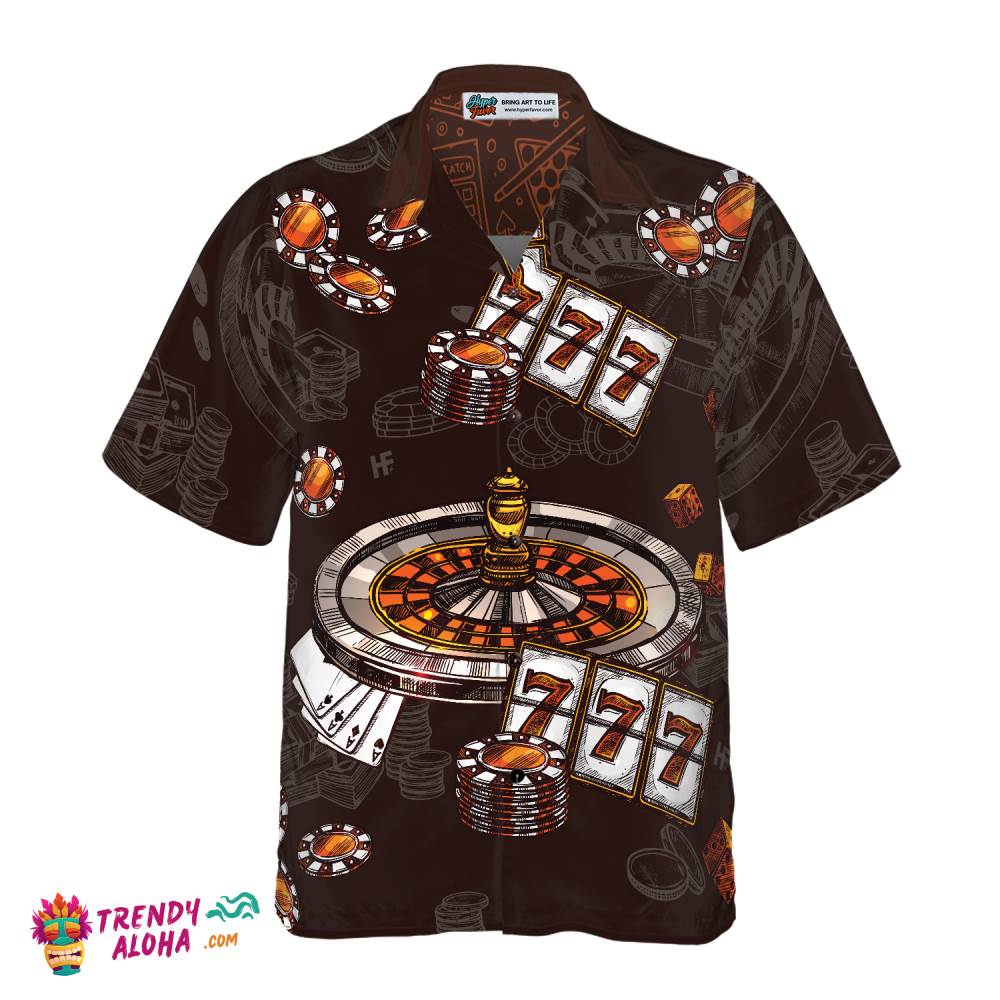 I Would Rather Be At The Casino Hawaiian Shirt