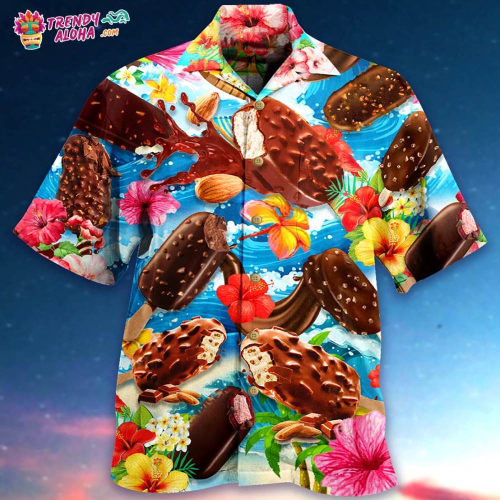 Ice Cream Love It Hot Summer Hawaiian Shirt – Trendy Aloha