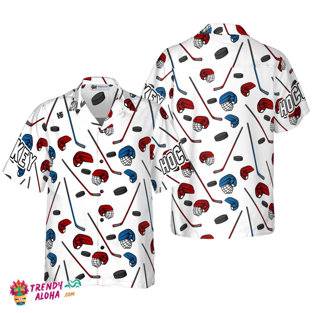 Ice Hockey Hawaiian Shirt Ice Hockey Hawaiian Shirt