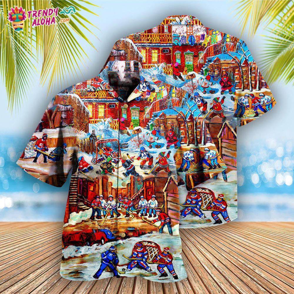 Ice Hockey Is My Life Hawaiian Shirt – Trendy Aloha