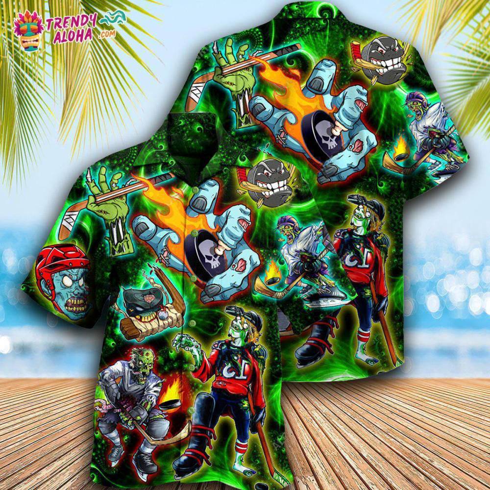 Ice Hockey Shut Your Five Hole Hawaiian Shirt – Trendy Aloha
