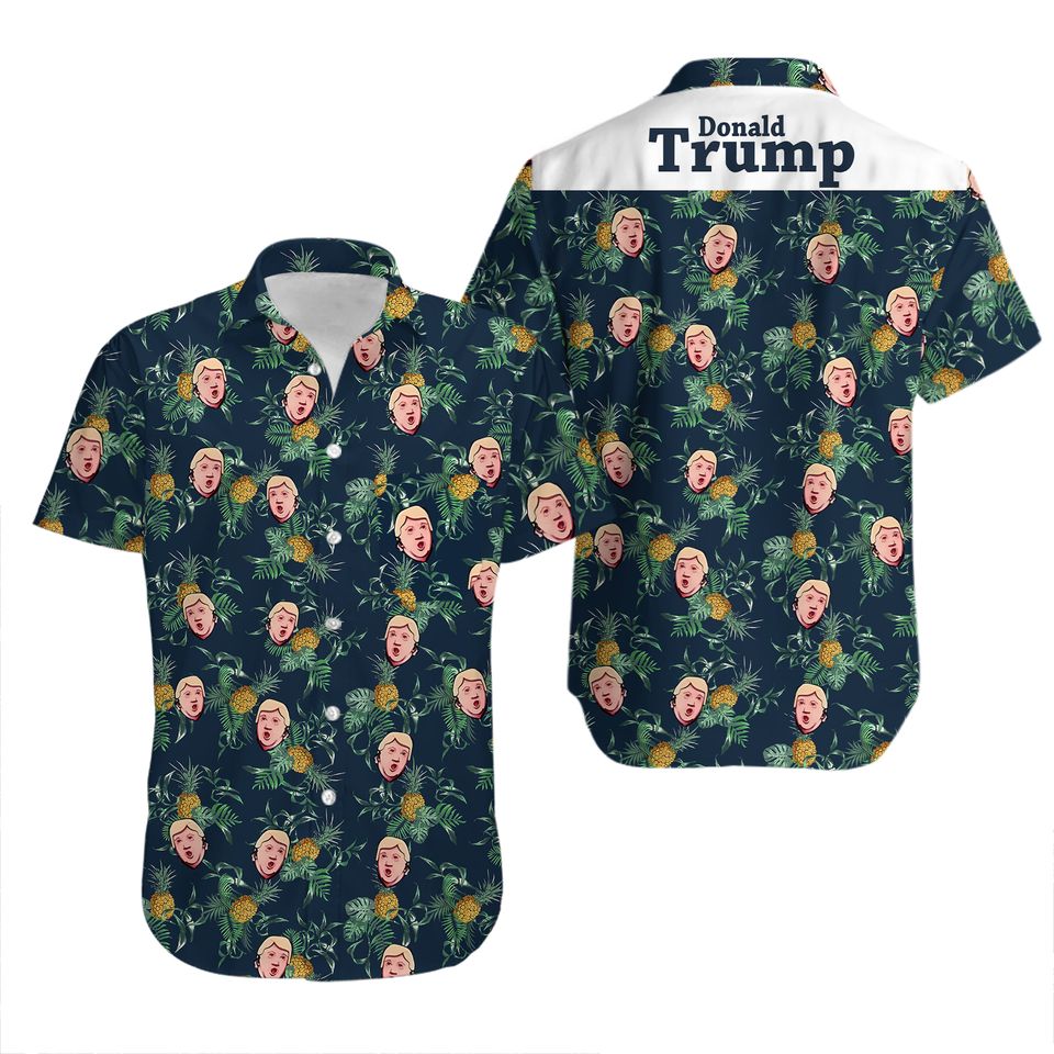 Iconic Donald Trump Aloha Summer Shirt Trump Hawaiian Shirt