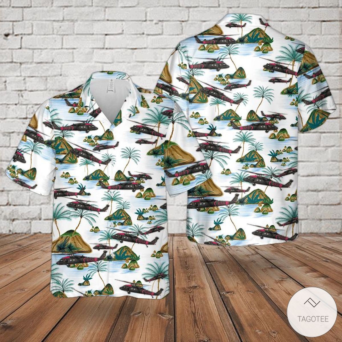 Idaho National Guard Blackhawks Soaring HigHawaiian Shirt
