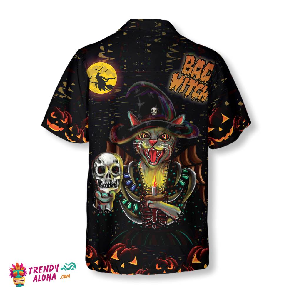 I’m A Bad Witch Cat Hawaiian Shirt