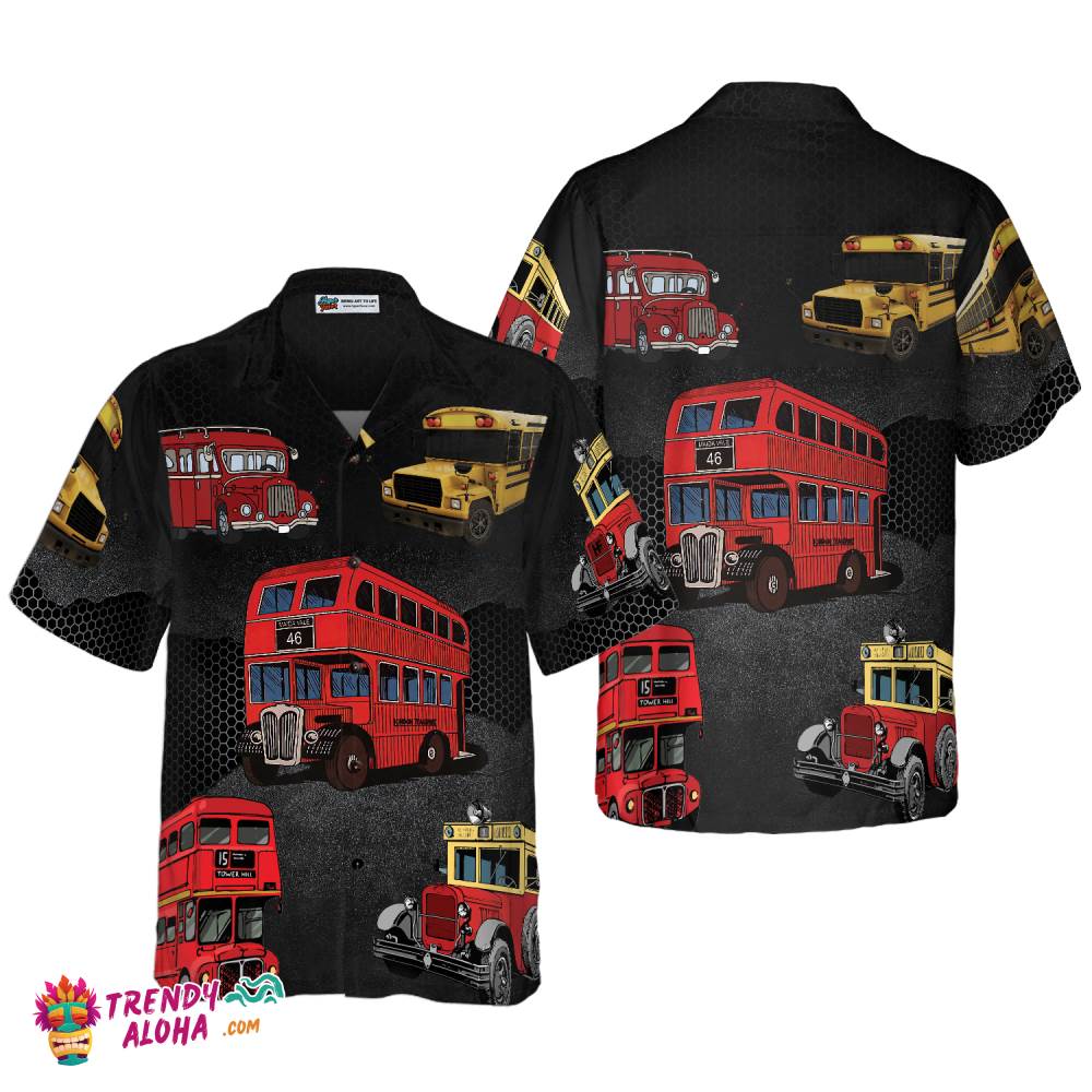 I’m Driving At Night Bus Driver Hawaiian Shirt I’m Driving At Night Bus Driver Hawaiian Shirt