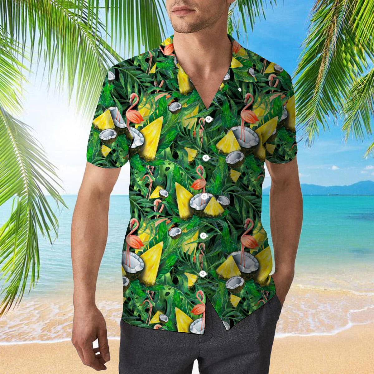 I’m Flocking Retired Flamingo Tropical Trendy Hawaiian Shirt For Aloha Shirt