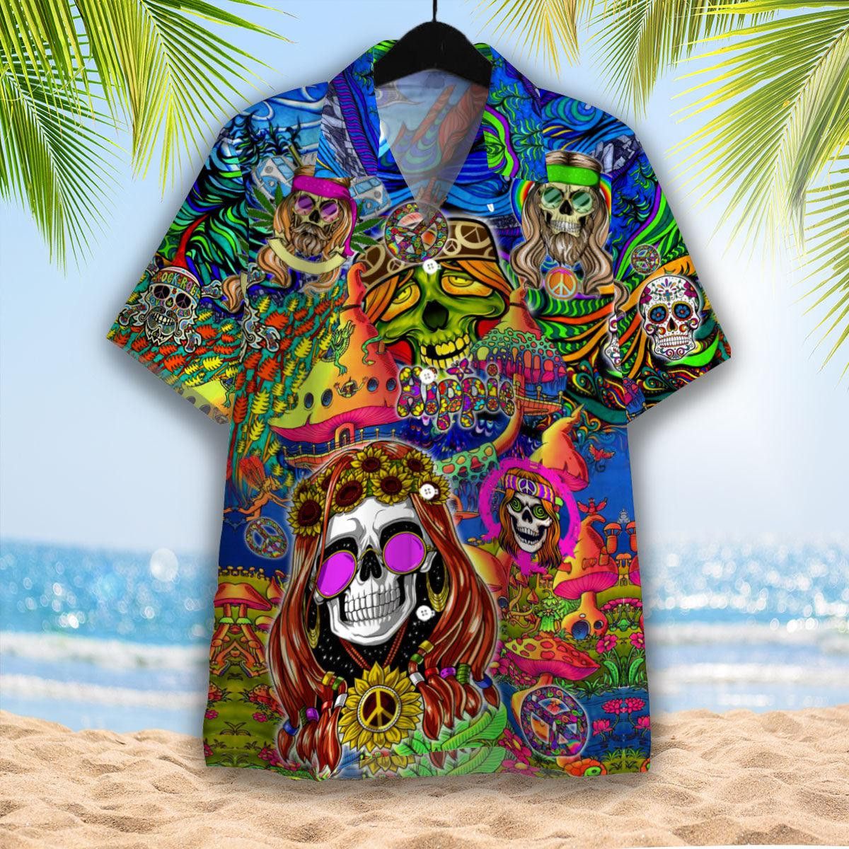 Immerse in Colors with Hippie Vibrancy Hawaiian