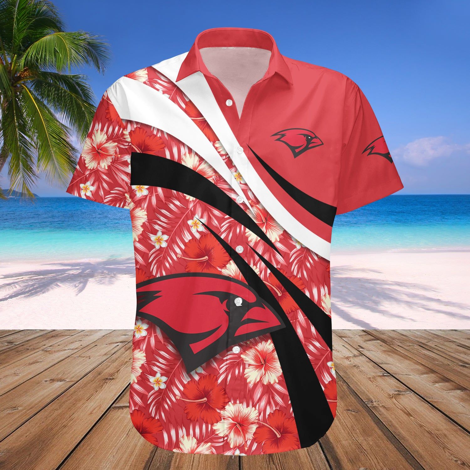 Incarnate Word Cardinals Hawaii Shirt Hibiscus Sport Style – NCAA