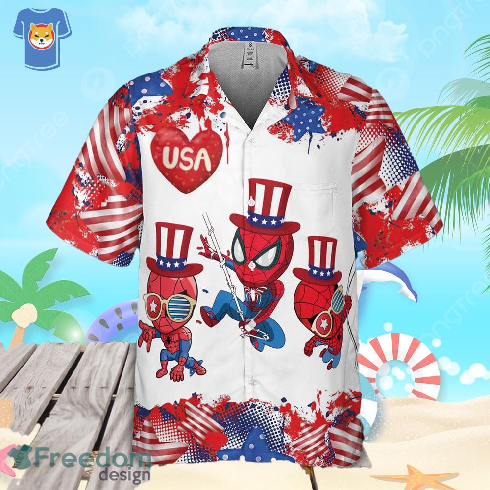 Independence Day 3D Hawaiian Shirt Summer Gift For Men And Women