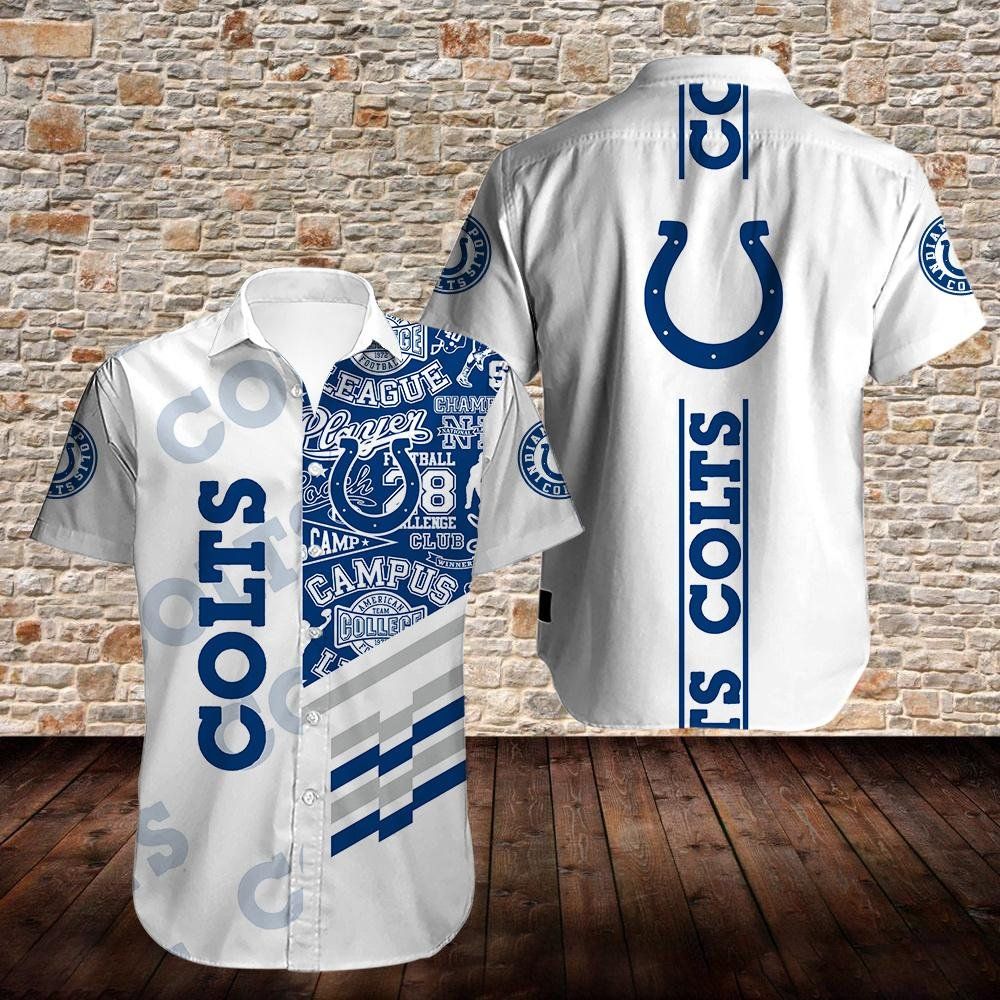 Indianapolis Colts Limited Edition Hawaiian Shirt Trendy Aloha Design 05