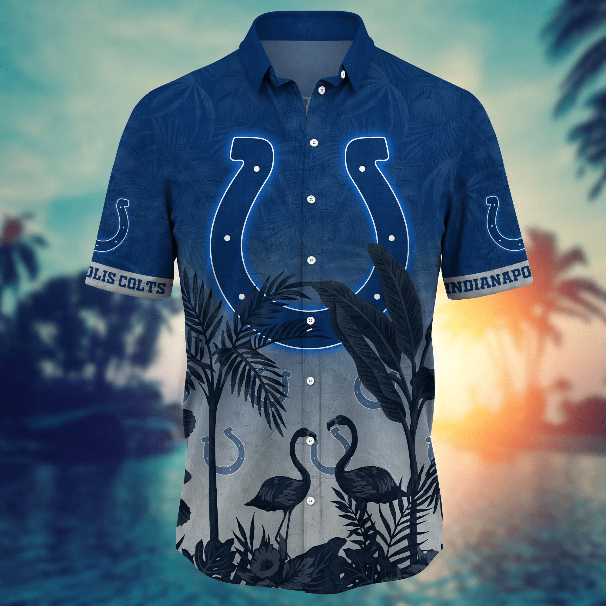 Indianapolis Colts NFL Hawaiian Shirt Sunlighttime Friendly Match Shirts