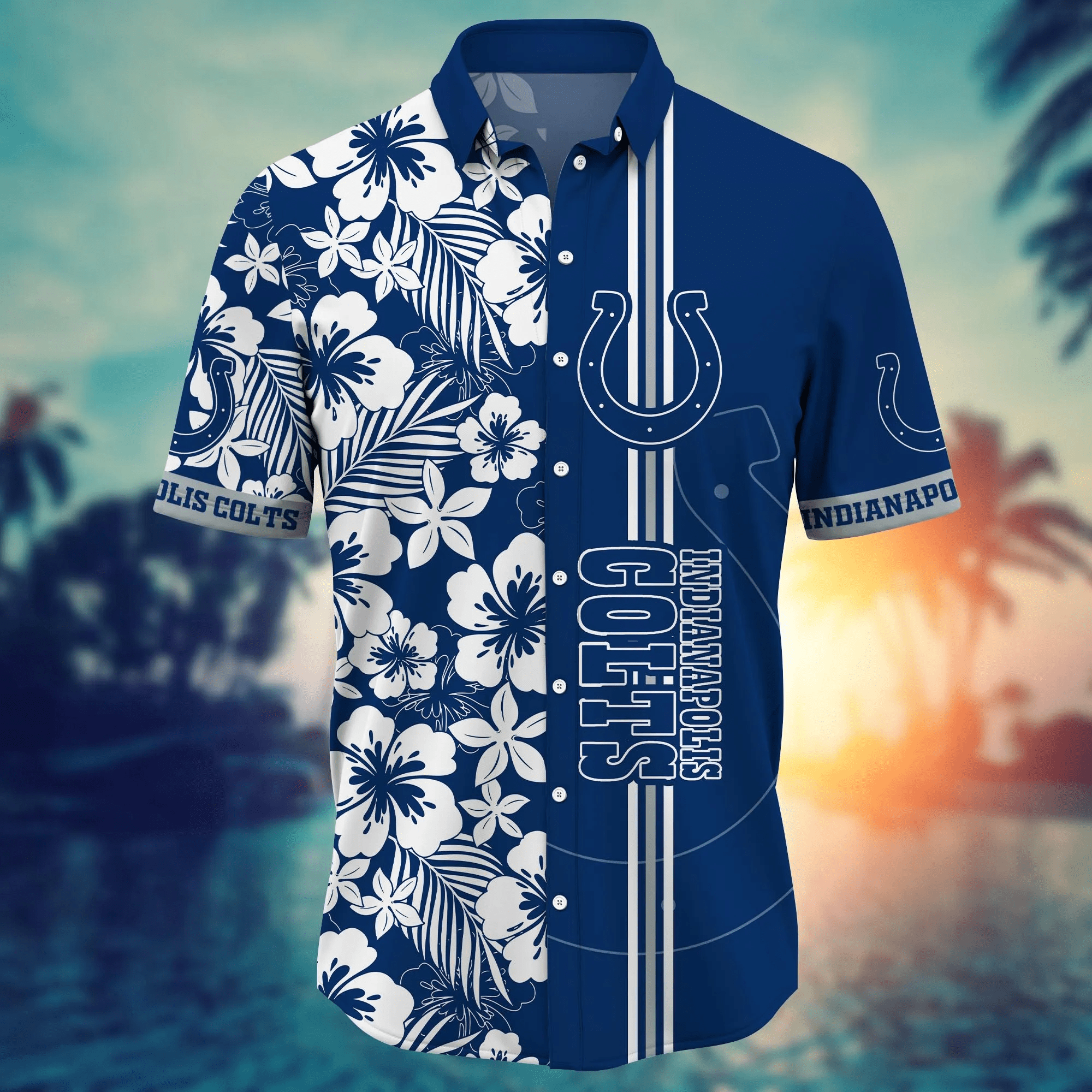 Indianapolis Colts NFL Hawaiian Shirt Sunlighttime International Tie Shirts