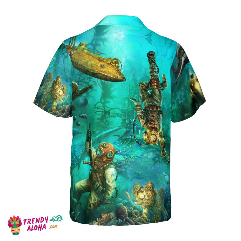 Into The Sea Scuba Diving Hawaiian Shirt