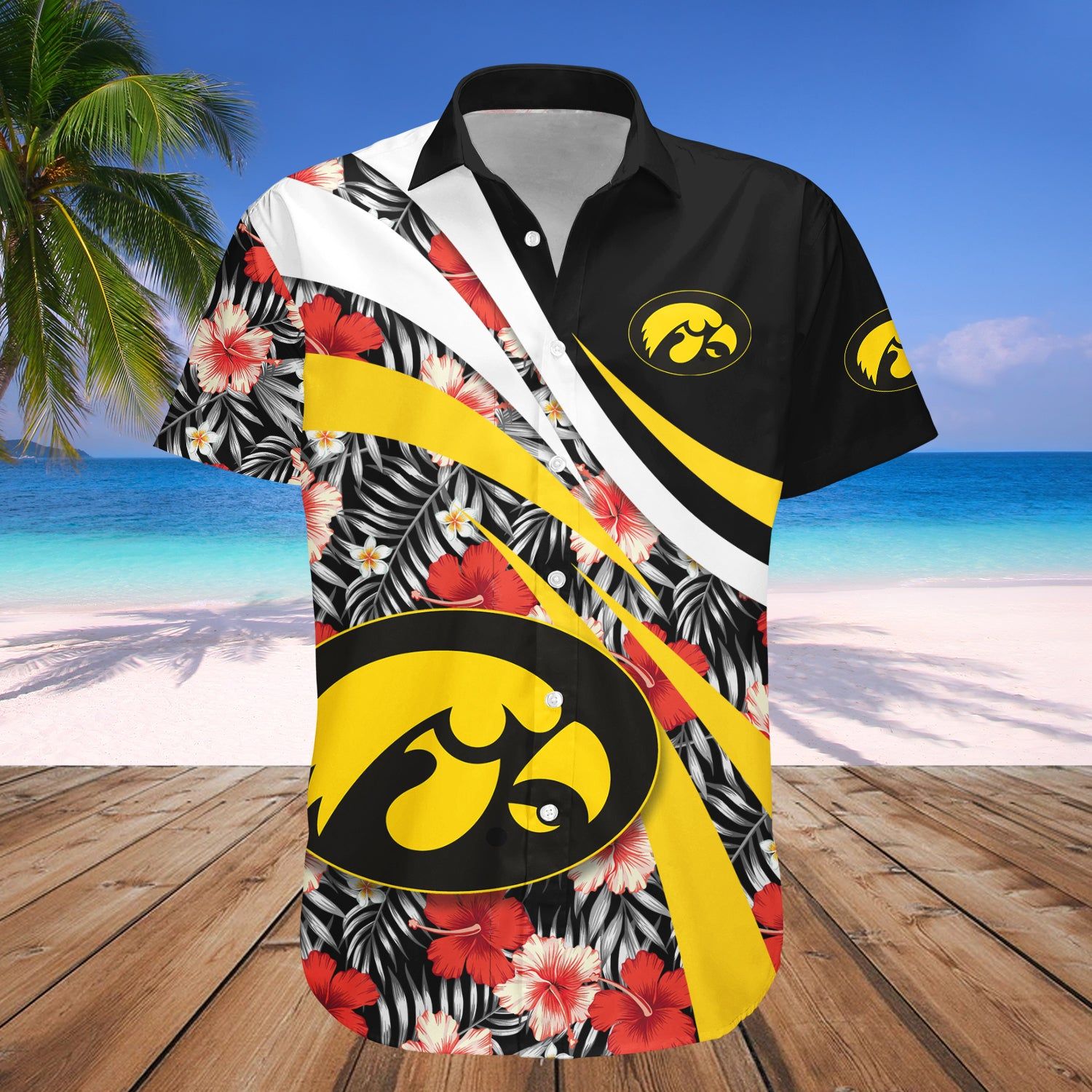 Iowa Hawkeyes Hawaii Shirt Hibiscus Sport Style – NCAA
