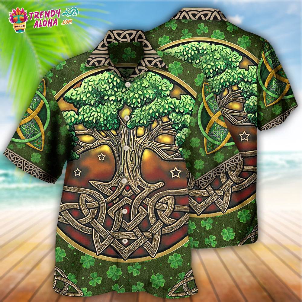 Irish Green Love Life Style Hawaiian Shirt – Trendy Aloha