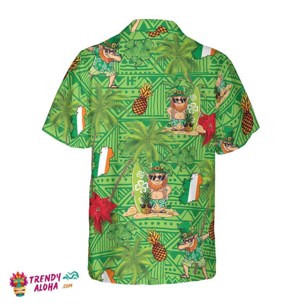 Irish Proud Leprechaun Saint Patrick’s Day Hawaiian Shirt