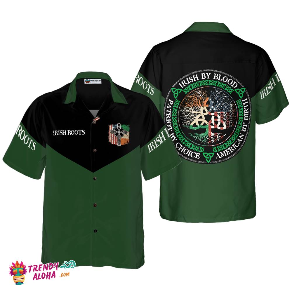 Irish Roots Custom Hawaiian Shirt Irish Roots Custom Hawaiian Shirt