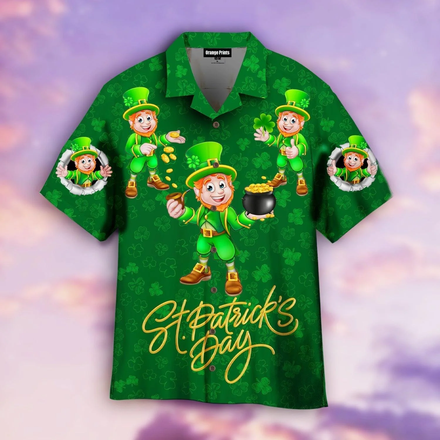 Irish Saint Patrick Day Trendy Hawaiian Shirt For