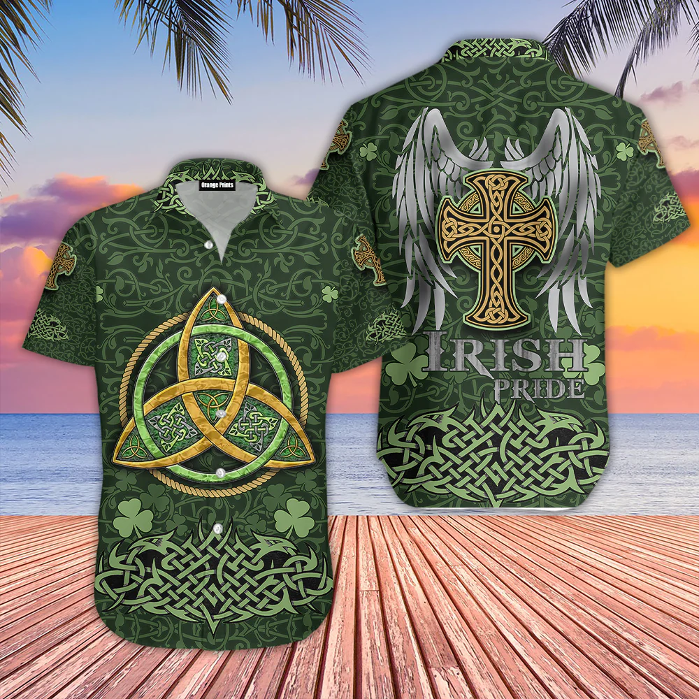 Irish Saint St Patrick Day Hawaiian Shirt For