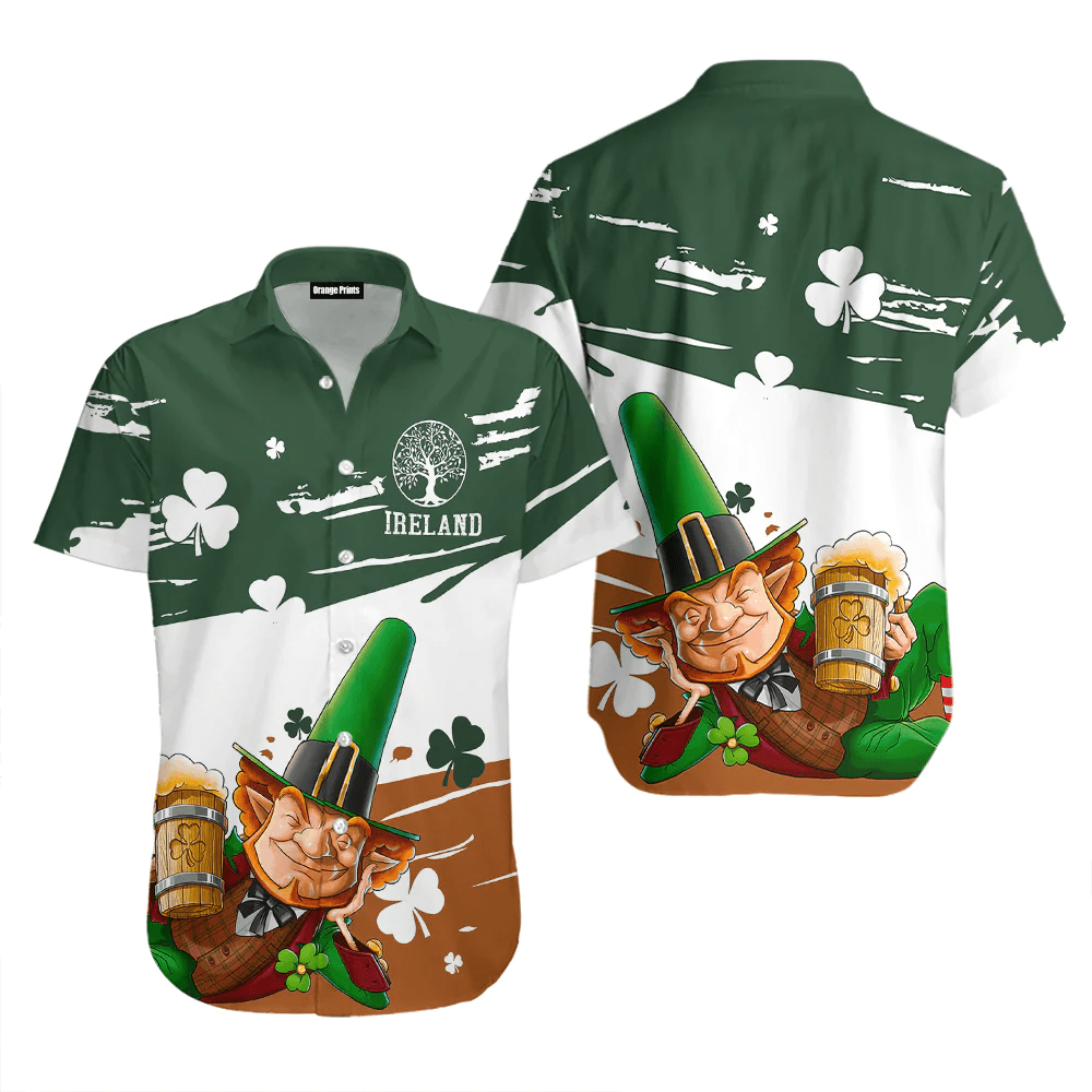 Irish St Patrick’S Day Trendy Hawaiian Shirt For Men & Women